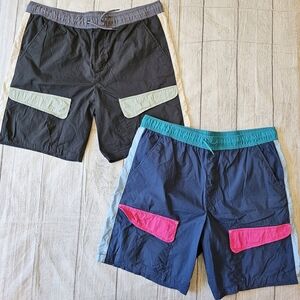 Wonder Nation Explorer Shorts Lot of 2 •Size Husky XL (14-16)• Pockets Pull On